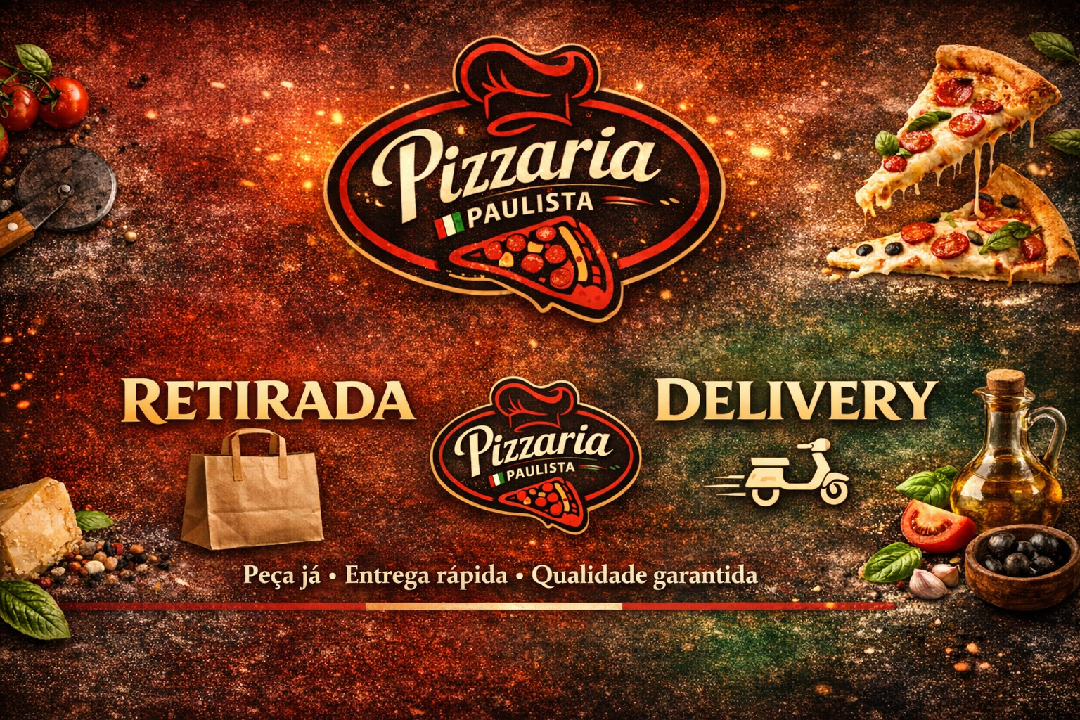 Banner Pizzaria do Paulista